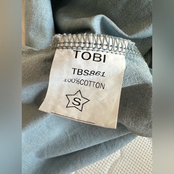 TOBI - High Waisted Denim Mini Skirt - Size S - Picture 3 of 6